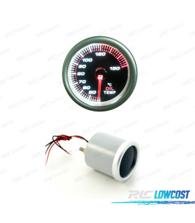 MANÓMETRO TEMPERATURA DE ÓLEO PRETO