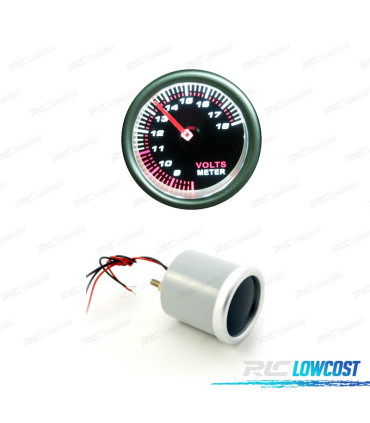 MANÓMETRO VOLTIMETRO PRETO