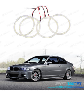 KIT ANGEL EYES LED PARA BMW E46 COUPE CABRIO RESTYLING