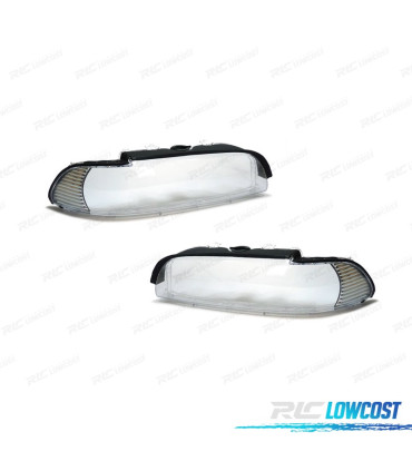 KIT CONJUNTO VIDROS FAROL PARA BMW E39 2000-2003