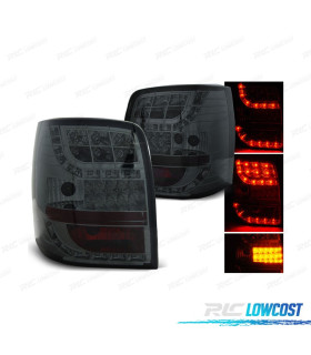 FAROLINS VOLKSWAGEN VW PASSAT VARIANT 00-05 LED FUNDO CROMADO FUMADO