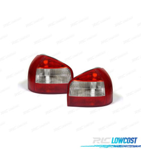 FAROLIN TRASEIROS AUDI A3 8L 00-03 VERMELHO BRANCO