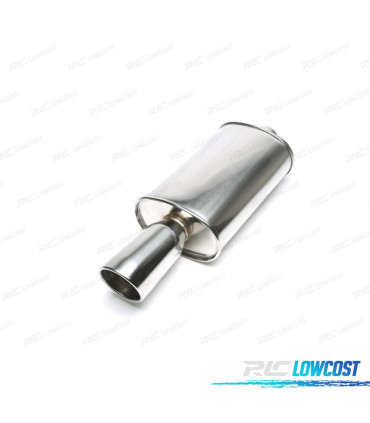 PANELA DE ESCAPE INOX UNIVERSAL SAIDA INCLINADA