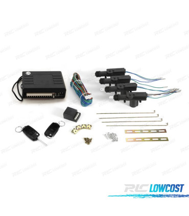 FECHO CENTRALIZADO UNIVERSAL COM MOTORES E 2 COMANDOS COM CHAVE RETRÁTIL