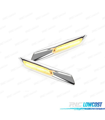 PISCAS LATERAIS BMW SERIE5 F10 CROMADOS SEM PDC