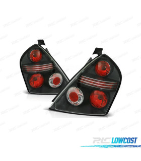 FAROLINS TRASEIROS FIAT STILO 01-08 PRETO LOOK LEXUS