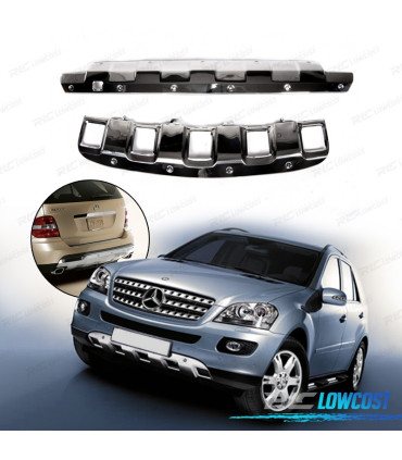 SPOILER FRONTAL DIFUSOR TRASEIRO PÁRA-CHOQUES MERCEDES ML W164 05-08
