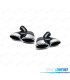 PONTEIRAS DE ESCAPE DUPLAS OVAIS MERCEDES W211 02-09 ASPECTO AMG DIESEL