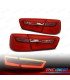 FAROLINS TRASEIROS PARA AUDI A6 4G 11- LIGHT BAR VERMELHO CROMADO