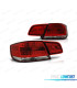 FARÓIS BMW E92 06-10 LED VERMELHO CROMADO