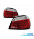 FAROLINS TRASEIROS BMW E60 LCI 07-10 LED VERMELHOS CROMADO