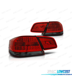 FAROLINS TRASEIROS BMW E92 06-10 LED VERMELHO FUMADO