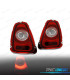 FAROLINS TRASEIROS MINI COOPER R56 R57 10-14 LIGHT BAR VERMELHO CROMADO