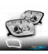 FARÓIS FRONTAIS DACIA DUSTER 10-13 TUBE LIGHT FUNDO CROMADO