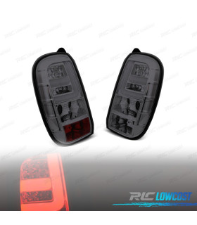 FAROLINS TRASEIROS DACIA DUSTER 10-13 LIGHT BAR FUNDO CROMADO FUMADO