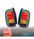 FAROLINS TRASEIROS DACIA DUSTER 10-13 LIGHT BAR LED FUNDO CROMADO FUMADO