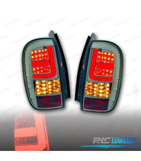 FAROLINS TRASEIROS DACIA DUSTER 10-13 LIGHT BAR LED FUNDO CROMADO FUMADO