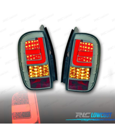 FAROLINS TRASEIROS DACIA DUSTER 10-13 LIGHT BAR LED FUNDO CROMADO FUMADO