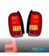 FAROLINS TRASEIROS DACIA DUSTER 10-13 LIGHT BAR LED VERMELHO CROMADO