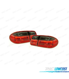 PILOTOS MERCEDES CLASSE E W210 95-02 VERMELHO ESCURECIDO