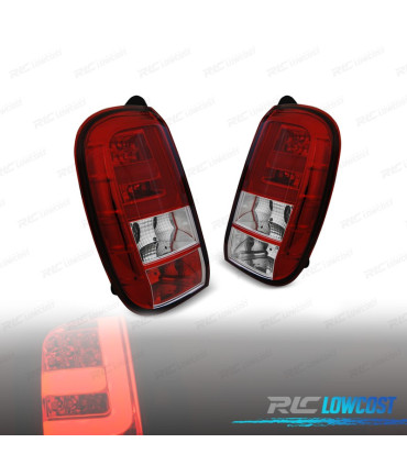FAROLINS TRASEIROS DACIA DUSTER 10-13 LIGHT BAR VERMELHOS CROMADO