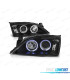 FARÓIS FRONTAIS PARA FORD MONDEO MK3 00-07 OLHOS ANGEL FUNDO PRETO