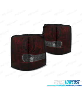 FAROLINS TRASEIROS RANGE ROVER SPORT 05-09 LED VERMELHO FUMADO