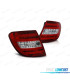 FAROLINS TRASEIROS PARA MERCEDES CLASSE C W204 KOMBI 07-11 LIGHT BAR VERMELHO CROMADO