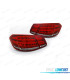 FAROLINS TRASEIROS LED MERCEDES CLASSE E W212 09-13 VERMELHO CROMADO