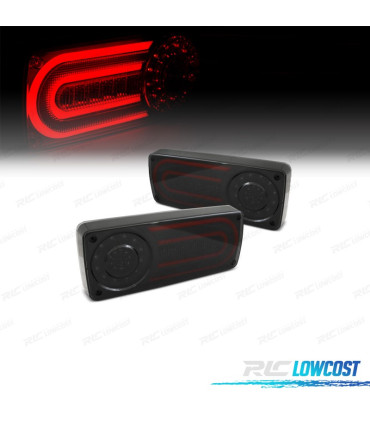 FAROLINS PARA MERCEDES CLASSE G W463 LIGHT BAR FUNDO CROMADO FUMADO