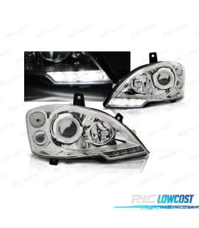 FAROIS FRONTAIS PARA MERCEDES VITO 10-14 LUZ DIURNA FUNDO CROMADO
