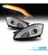 FAROIS FRONTAIS PARA MERCEDES CLASSE S W221 05-09 TUBE LIGHT FUNDO CROMADO