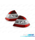 FAROLINS TRASEIROS PARA MERCEDES CLASSE S W220 02-05 LED VERMELHO CROMADO