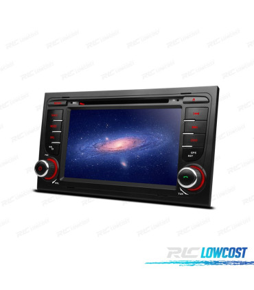 AUTO RADIO 2DIN 7" PARA AUDI A4 B6 B7 00-07 USB GPS TACTIL HD