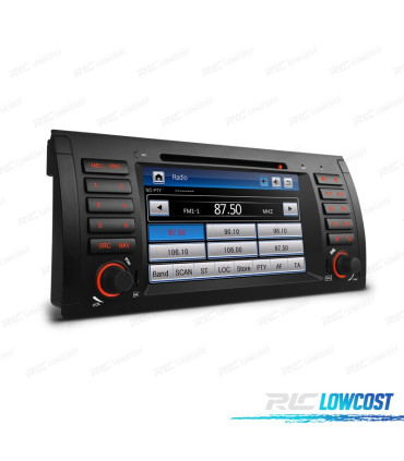AUTO RADIO 2DIN 7" BMW X5 E53 99-06 SERIE 5 E39 95-03 USB GPS TACTIL HD