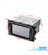 AUTO RADIO 2DIN 7" PARA FORD REDONDO COR PRETO USB GPS TACTIL HD