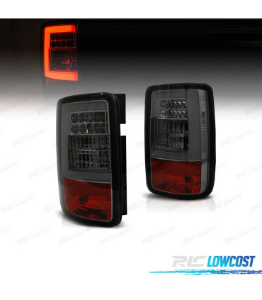 FAROLINS TRASEIROS VOLKSWAGEN VW CADDY 04-10 FUNDO CROMADO FUMADO