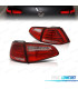 FAROLINS TRASEIROS PARA VOLKSWAGEN VW GOLF 7 12-17 LIGHTBAR VERMELHO CROMADO LED