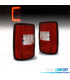 FAROLINS TRASEIROS VOLKSWAGEN VW CADDY 04-10 LED VERMELHO CROMADO