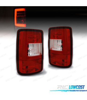 FAROLINS TRASEIROS VOLKSWAGEN VW CADDY 04-10 LED VERMELHO CROMADO