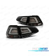 FAROLINS TRASEIROS PARA VOLKSWAGEN VW GOLF 7 12-17 LIGHTBAR FUNDO PRETO