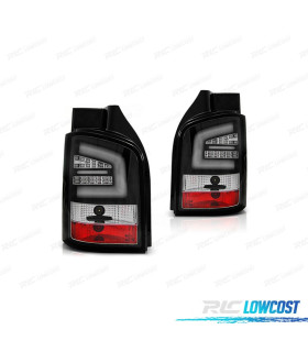 FAROLINS TRASEIROS VOLKSWAGEN VW T5 03-09 LIGHT BAR FUNDO PRETO