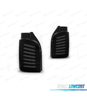 FAROLINS TRASEIROS VOLKSWAGEN VW TRANSPORTER T5 03-09 LED FUNDO PRETO