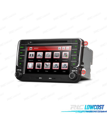 AUTO RADIO 2DIN 7" PARA SKODA USB GPS TACTIL HD