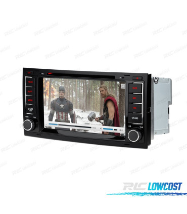 AUTO RADIO 2DIN 7" PARA VOLKSWAGEN VW TOUAREG T5 04-11 USB GPS TACTIL HD