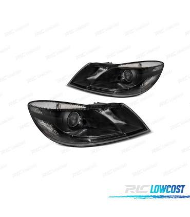 FAROIS FRONTAL PARA SKODA OCTAVIA 08-13 FUNDO PRETO
