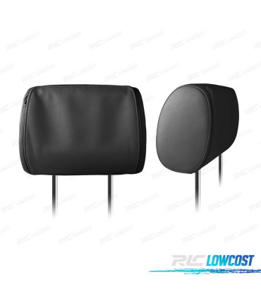 ENCOSTOS DE CABEÇA MULTIMEDIA 7 " HD USB SD EM PRETO