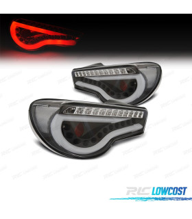 FAROLINS TRASEIROS TOYOTA GT86 12- LIGHT BAR FUNDO PRETO