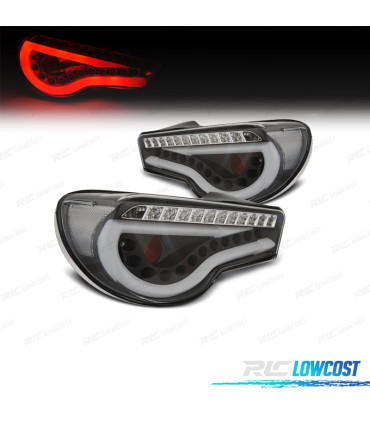 FAROLINS TRASEIROS TOYOTA GT86 12- LIGHT BAR FUNDO PRETO