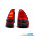 FAROLINS TRASEIROS TOYOTA LAND CRUISER FJ120 03-08 LED VERMELHO FUMADO